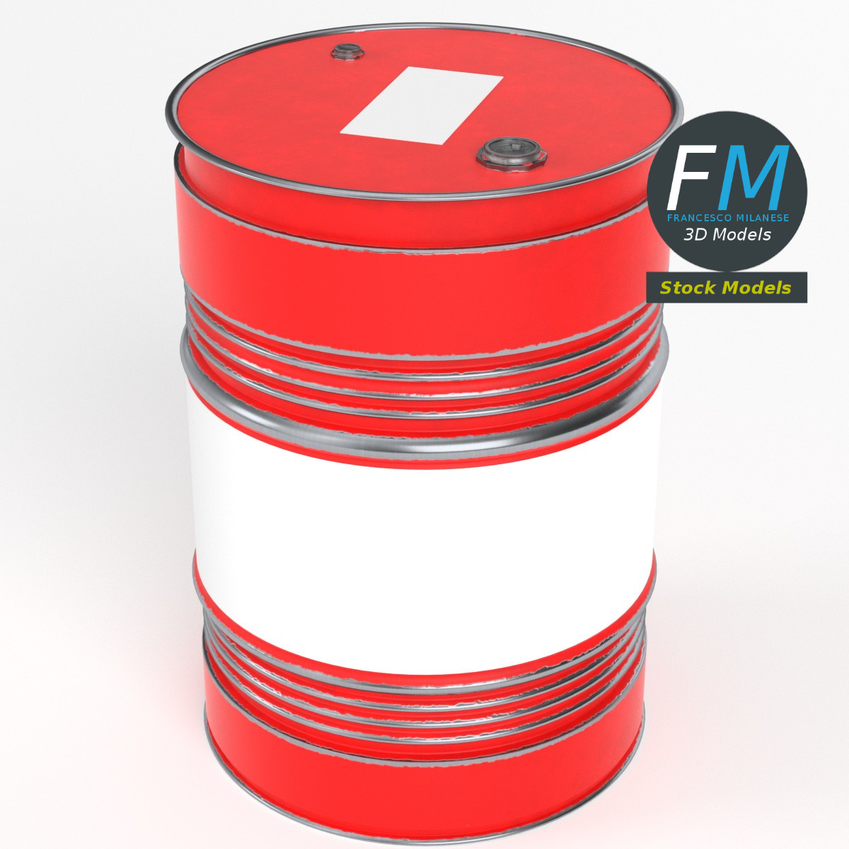 3D-Modell - Ölfass - 02