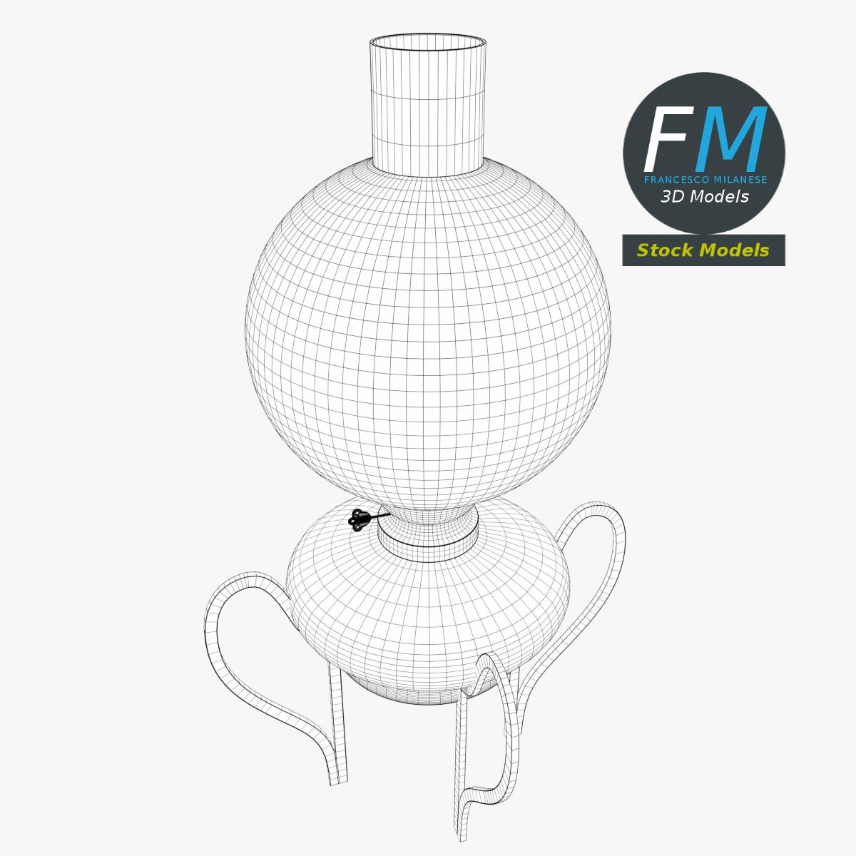 3D-Modell - Öllampe - 07
