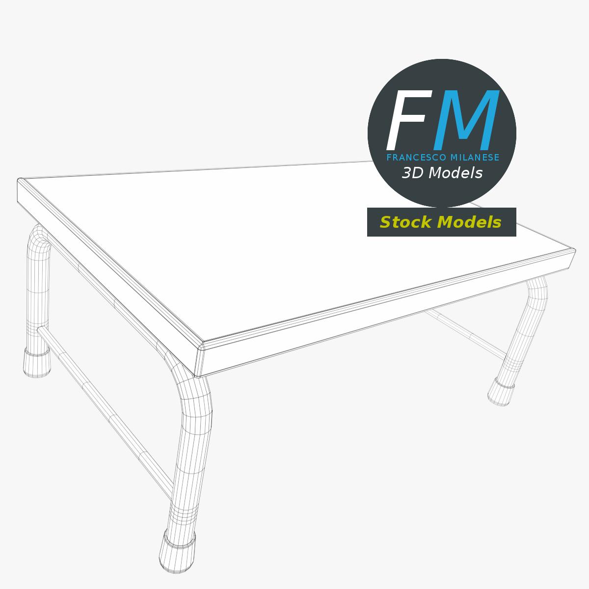 3D-Modell - Medizinischer Einstufiger Tritthocker - 07