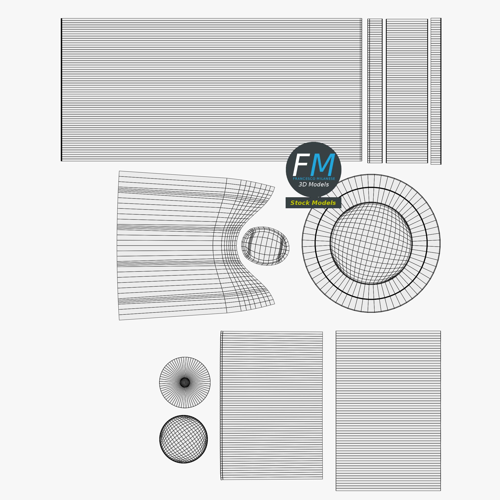 3D-Modell - Geöffneter Lippenstift - 11 3D-Modell - Geöffneter Lippenstift - 11
