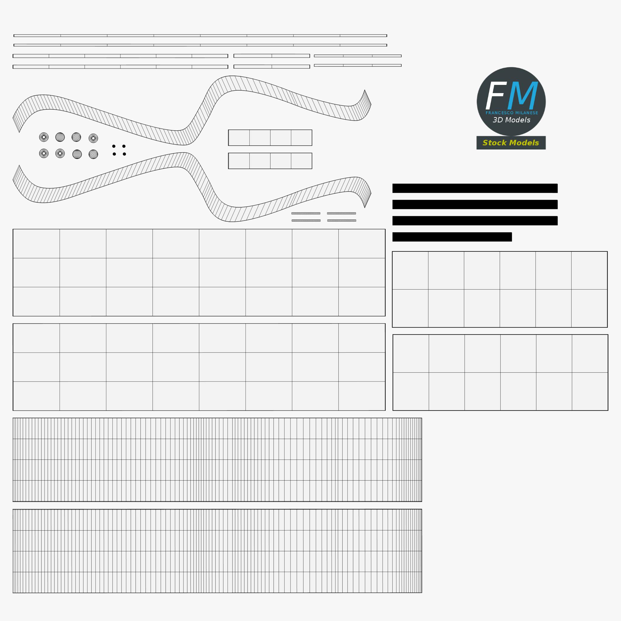 3D-Modell - Offenes Präsentationsregal - 11 3D-Modell - Offenes Präsentationsregal - 11