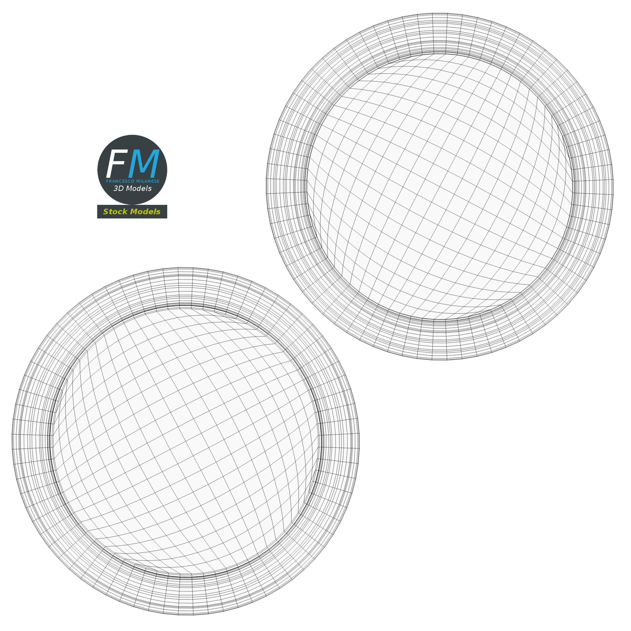 3D-Modell - Geöffnete Farbdose mit Deckel - 12