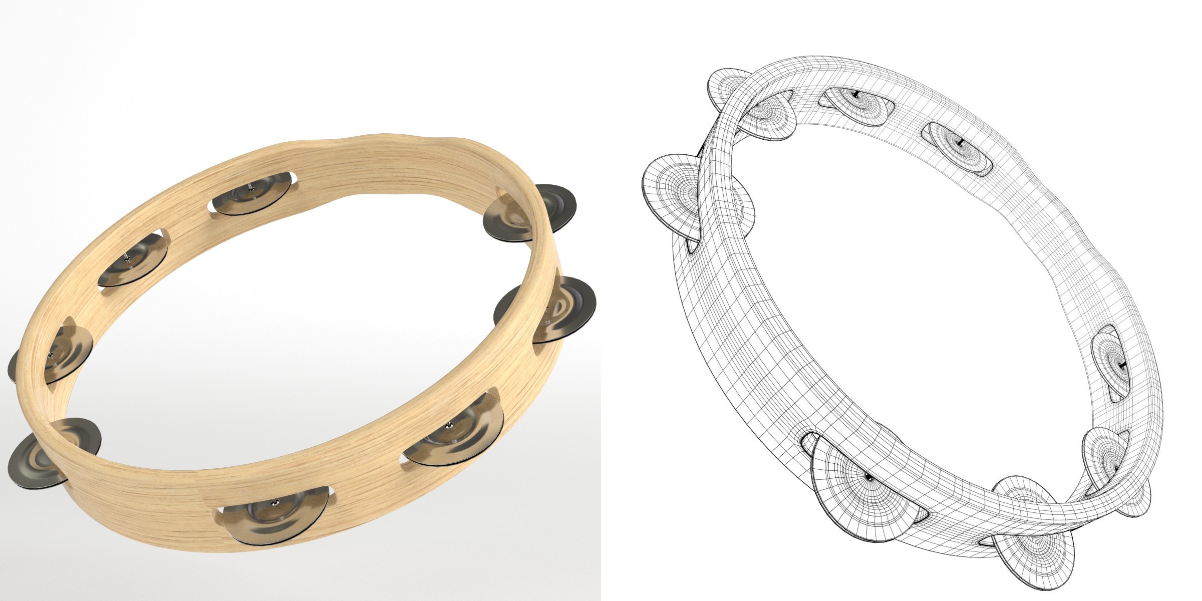 3D-Modell - Offener Schellenring