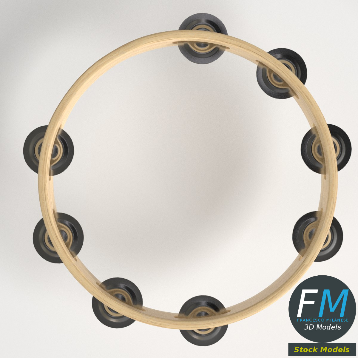 3D-Modell - Offener Schellenring - 06