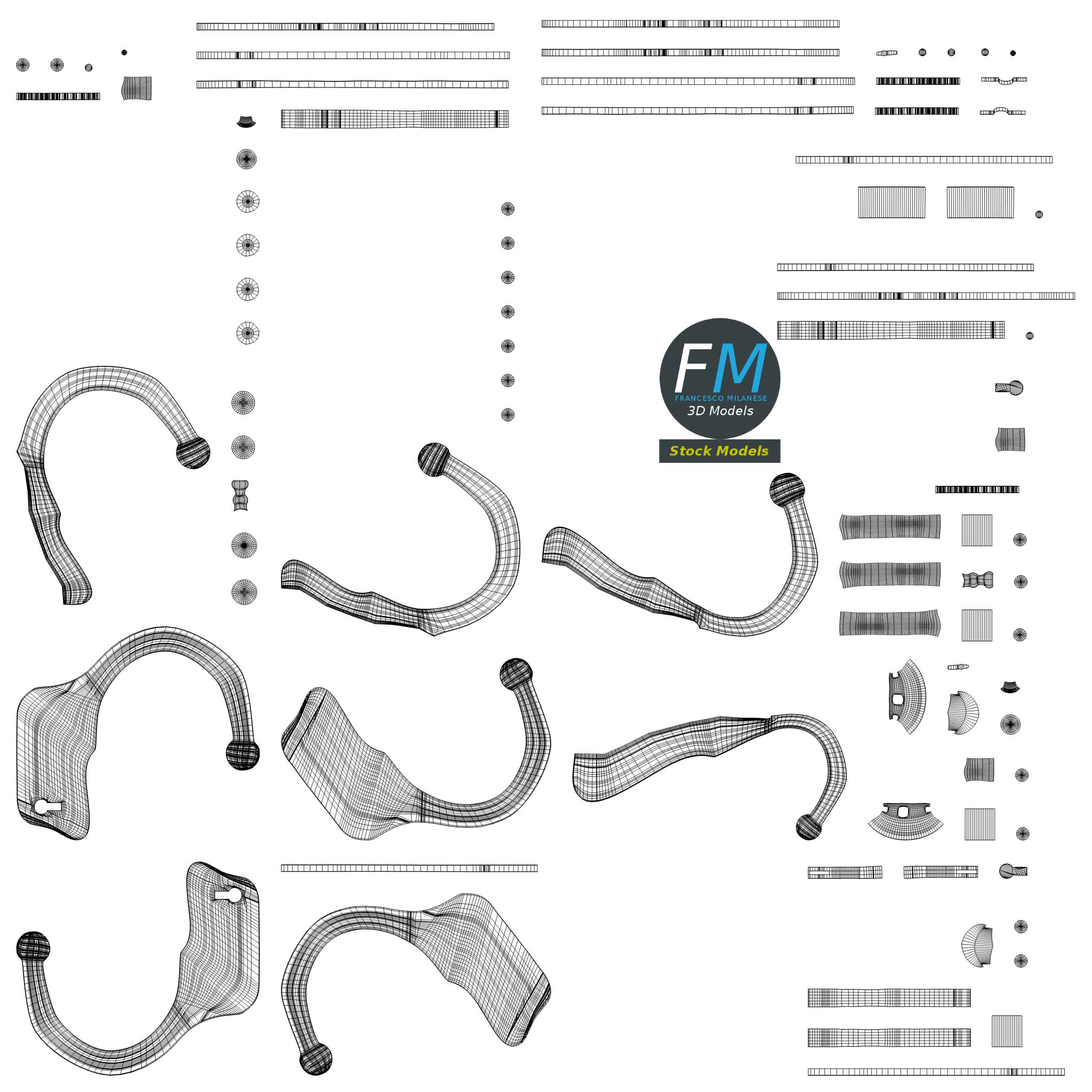 3D-Modell - Öffnbare Handschellen - 11