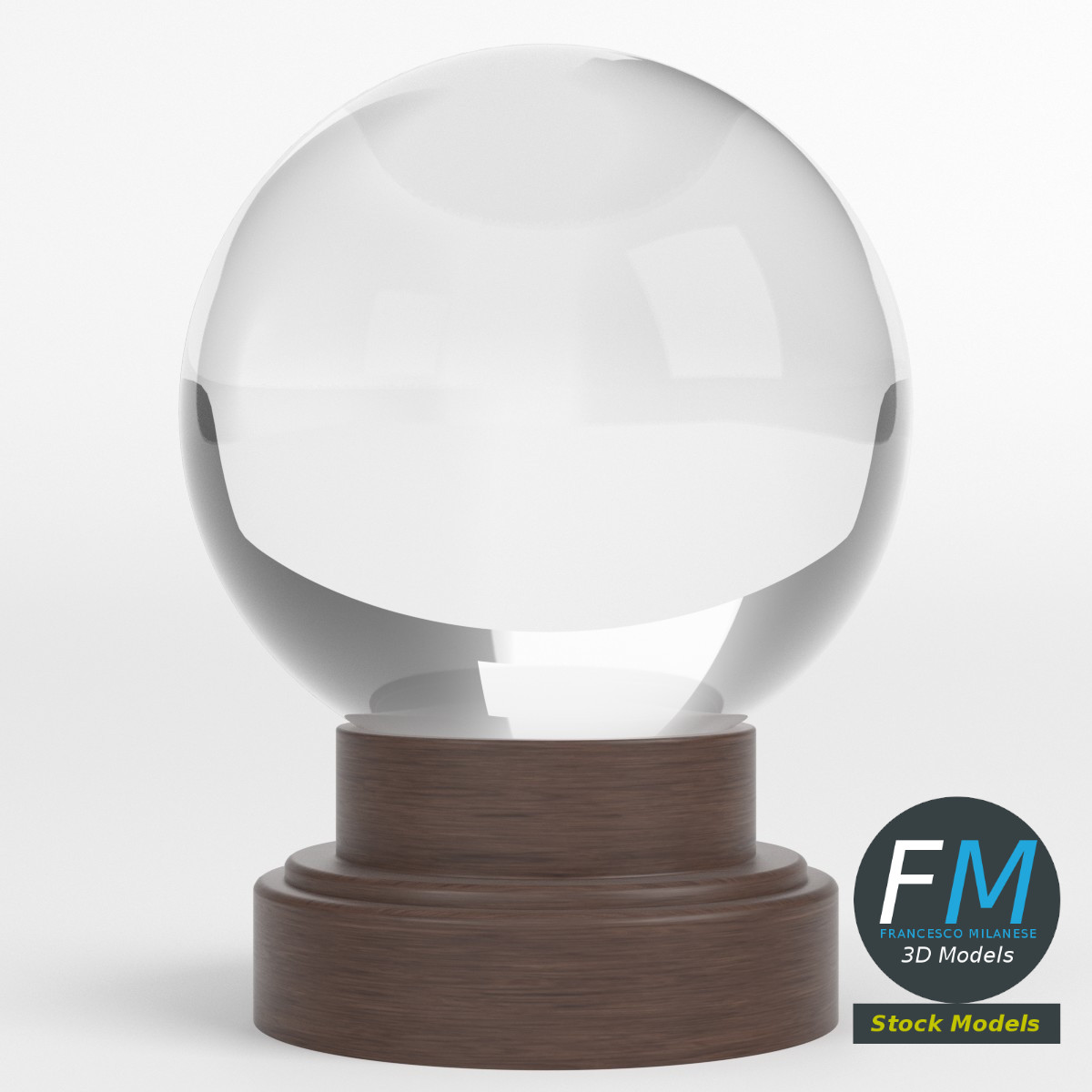 3D-Modell - Orbuculum Kristallkugel - 01