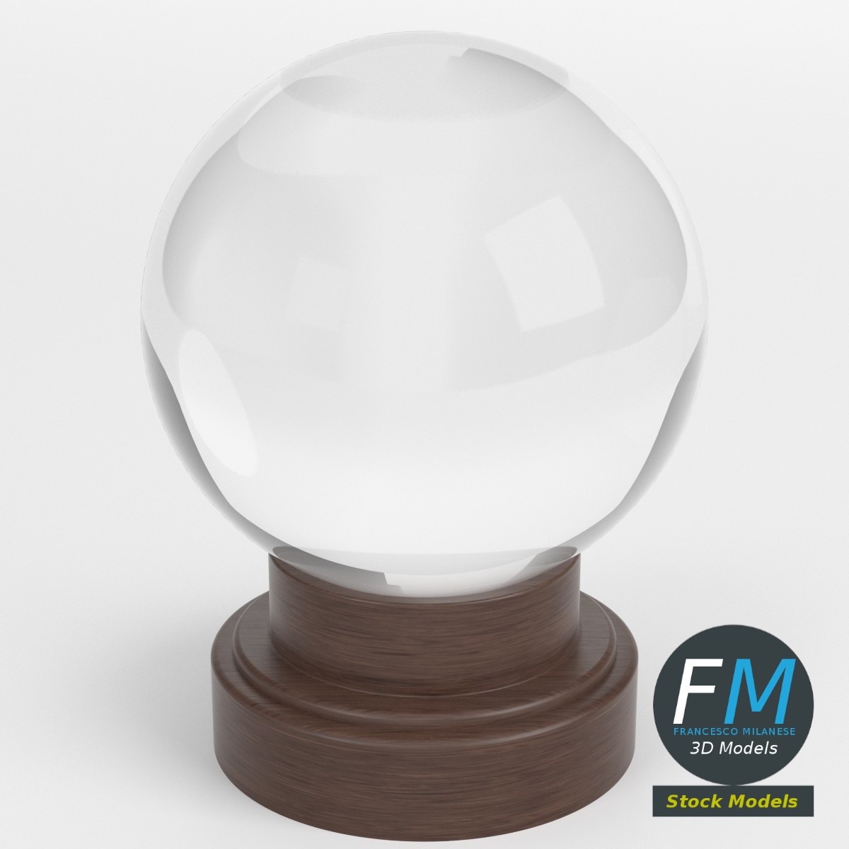 3D-Modell - Orbuculum Kristallkugel - 02