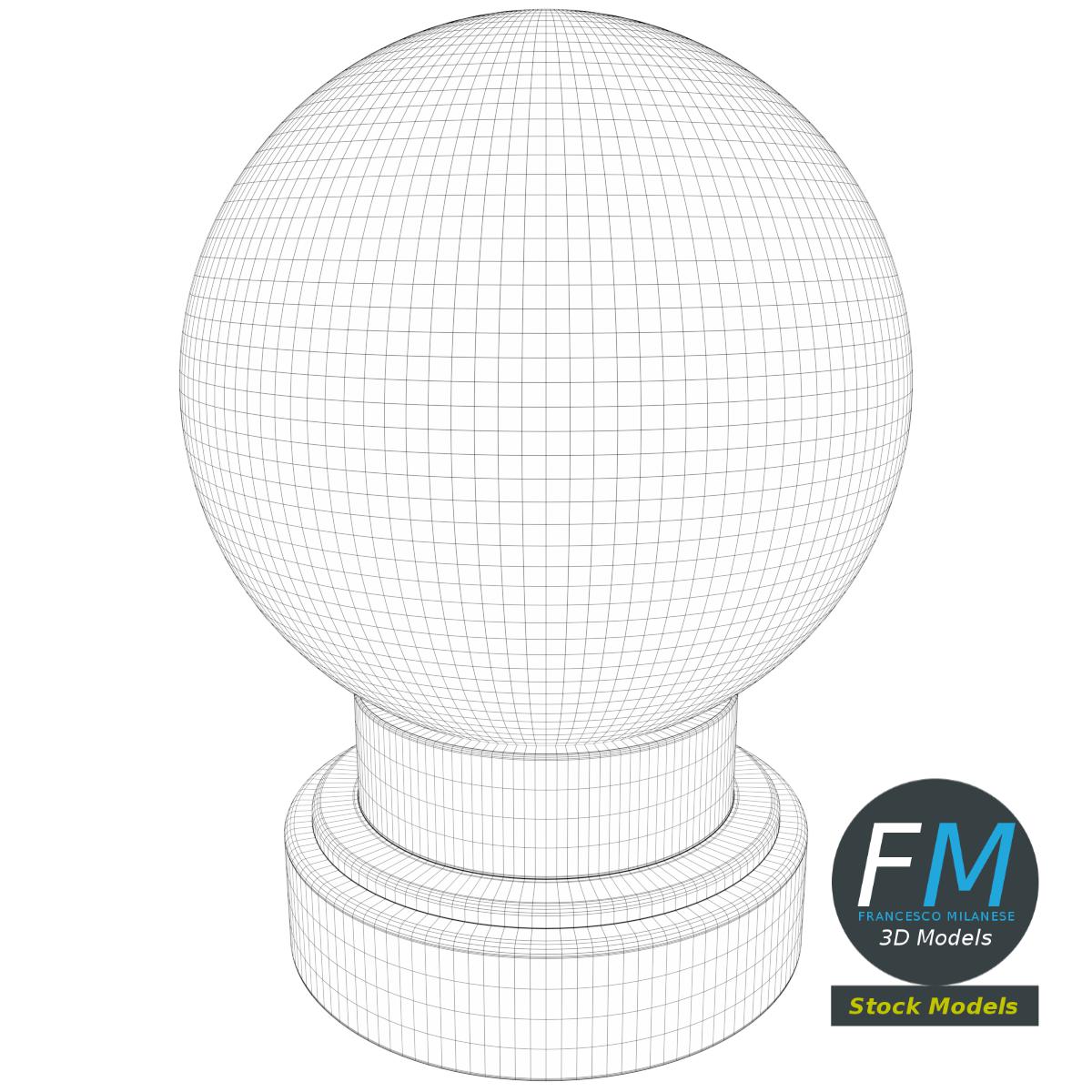 3D-Modell - Orbuculum Kristallkugel - 07