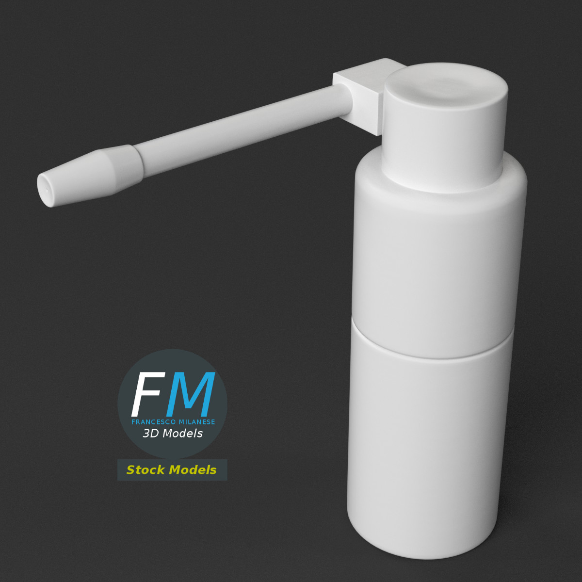 3D-Modell - Oropharyngeale Sprühflasche - 05