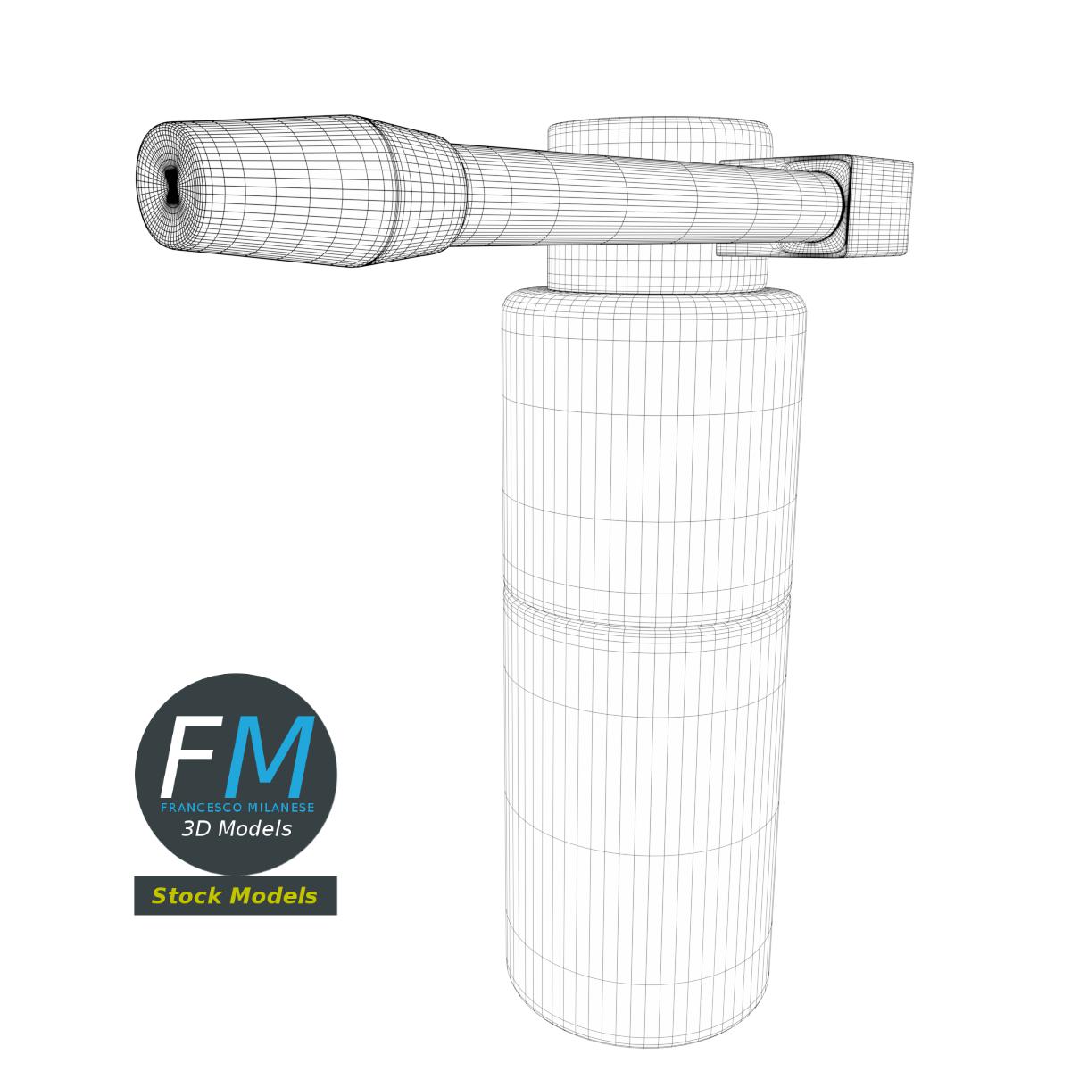 3D-Modell - Oropharyngeale Sprühflasche - 07