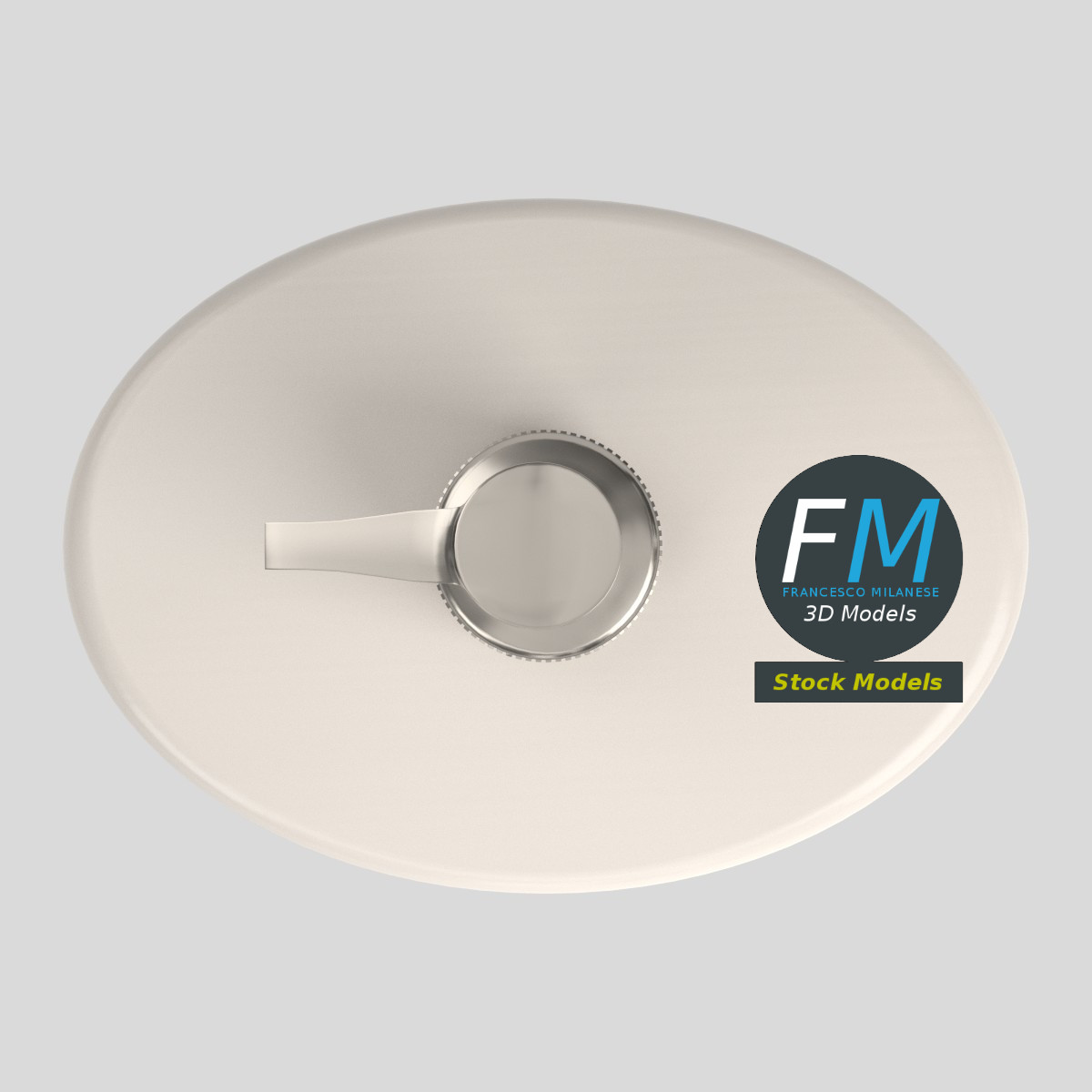 3D-Modell - Ovaler Seifenspender - 06