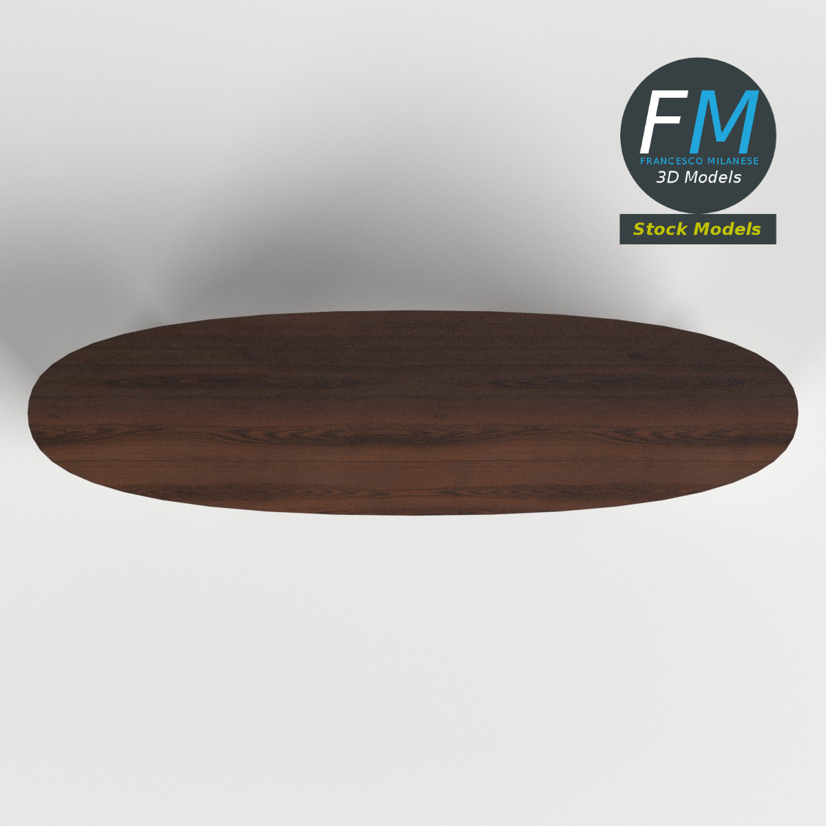 3D-Modell - Ovale Sitzbank - 06