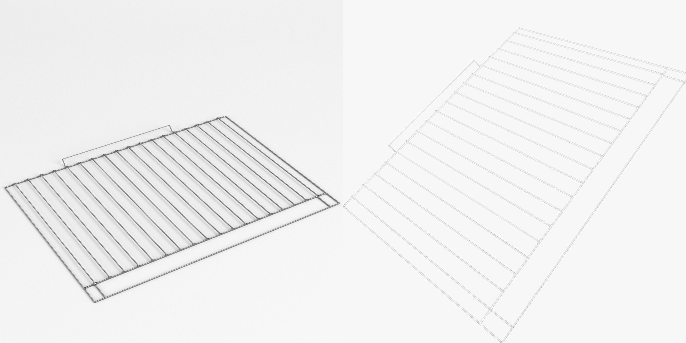 3D-Modell - Ofen-Abkühlgitter