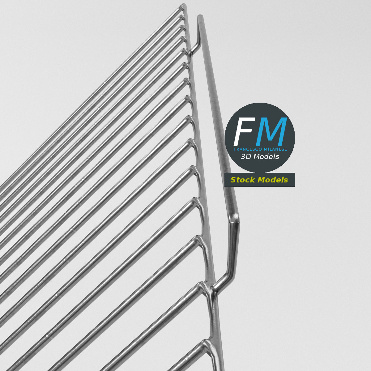 3D-Modell - Ofen-Abkühlgitter - 05