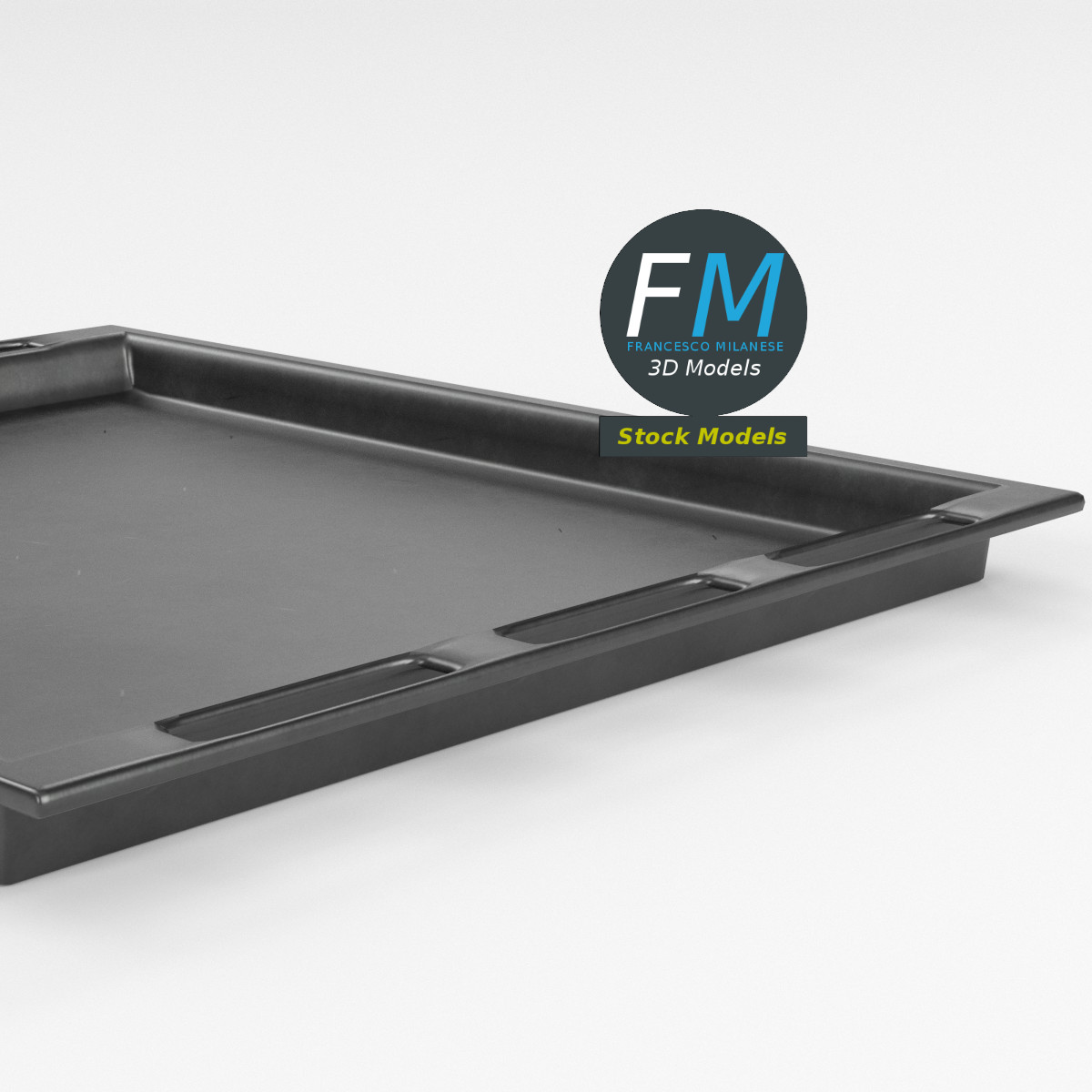 3D-Modell - Backofen-Fettpfanne - 03