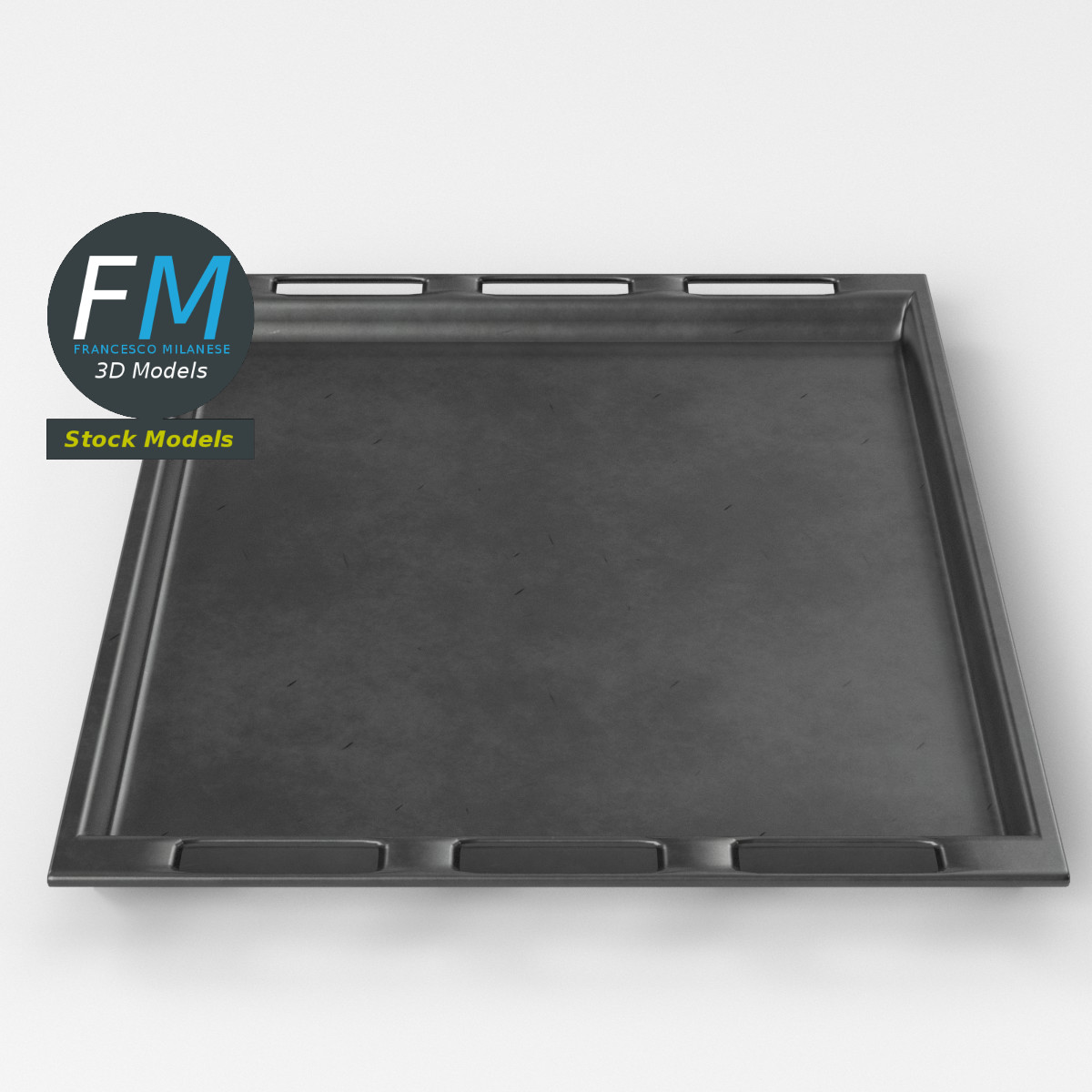 3D-Modell - Backofen-Fettpfanne - 05