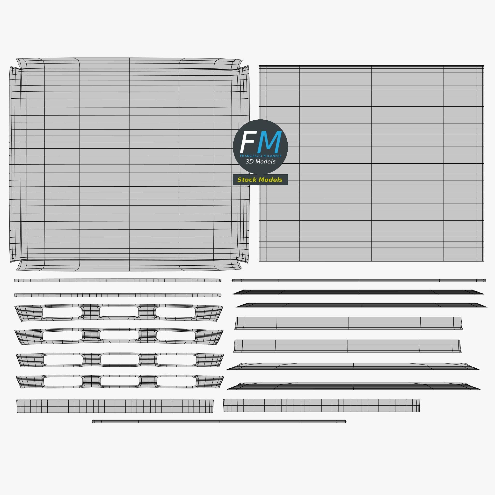 3D-Modell - Backofen-Fettpfanne - 11 3D-Modell - Backofen-Fettpfanne - 11