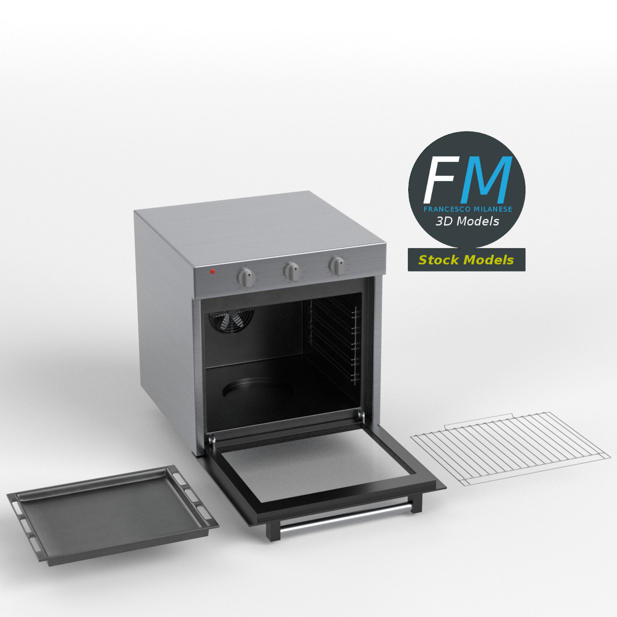3D-Modell - Backofen - 01