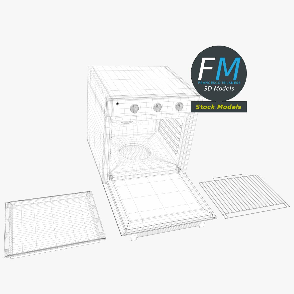 3D-Modell - Backofen - 07