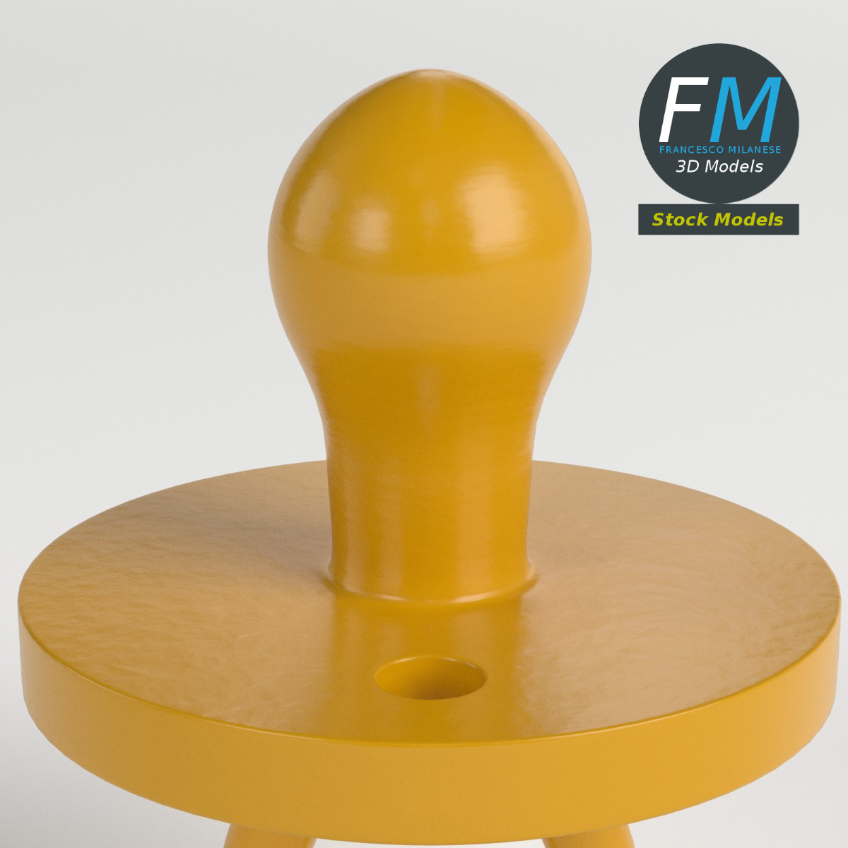 3D-Modell - Baby-Schnuller - 03