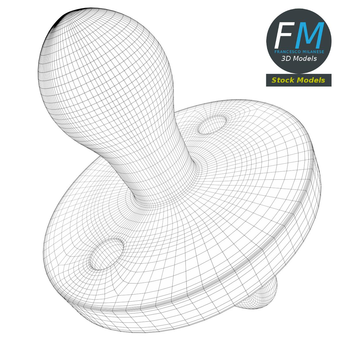 3D-Modell - Baby-Schnuller - 07