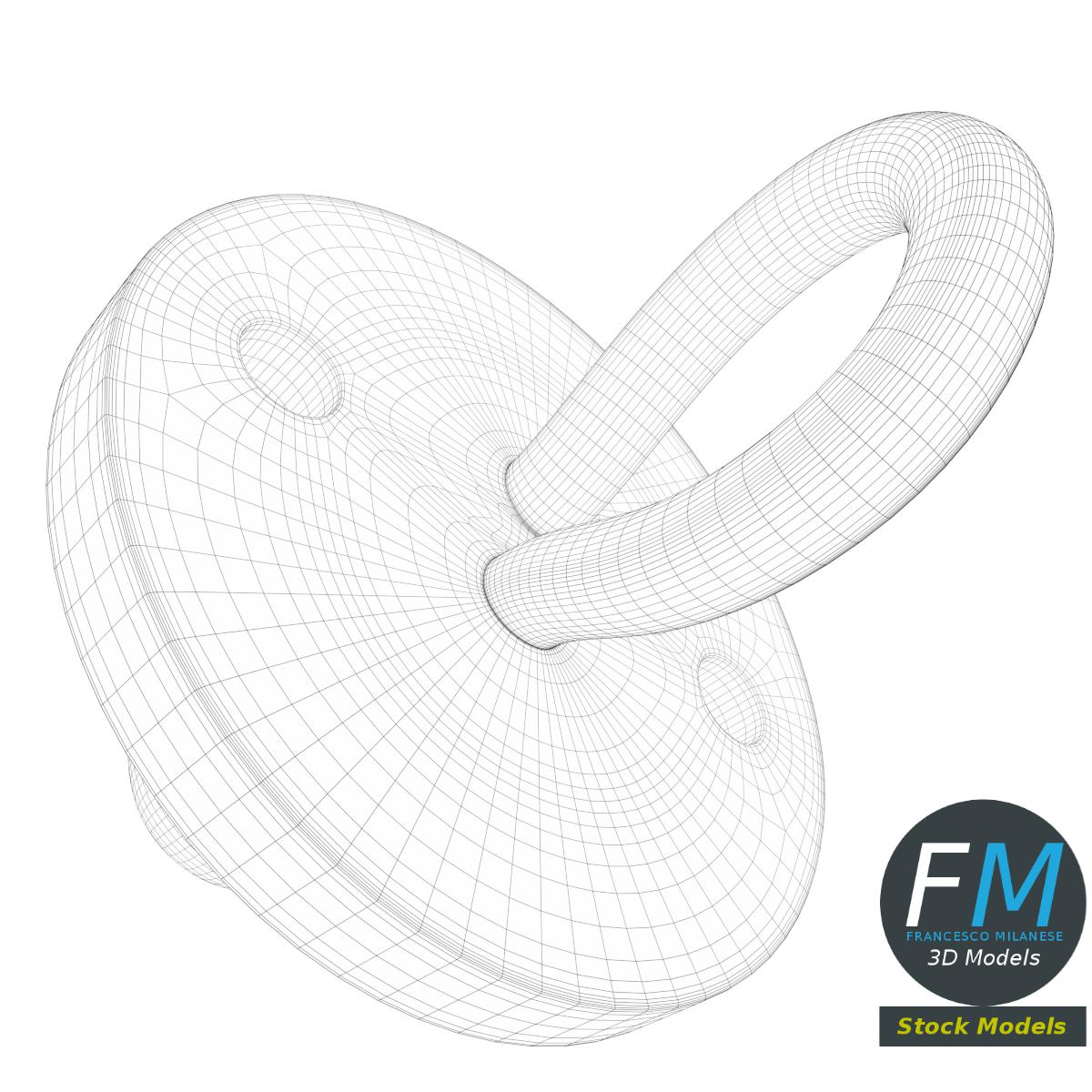 3D-Modell - Baby-Schnuller - 08