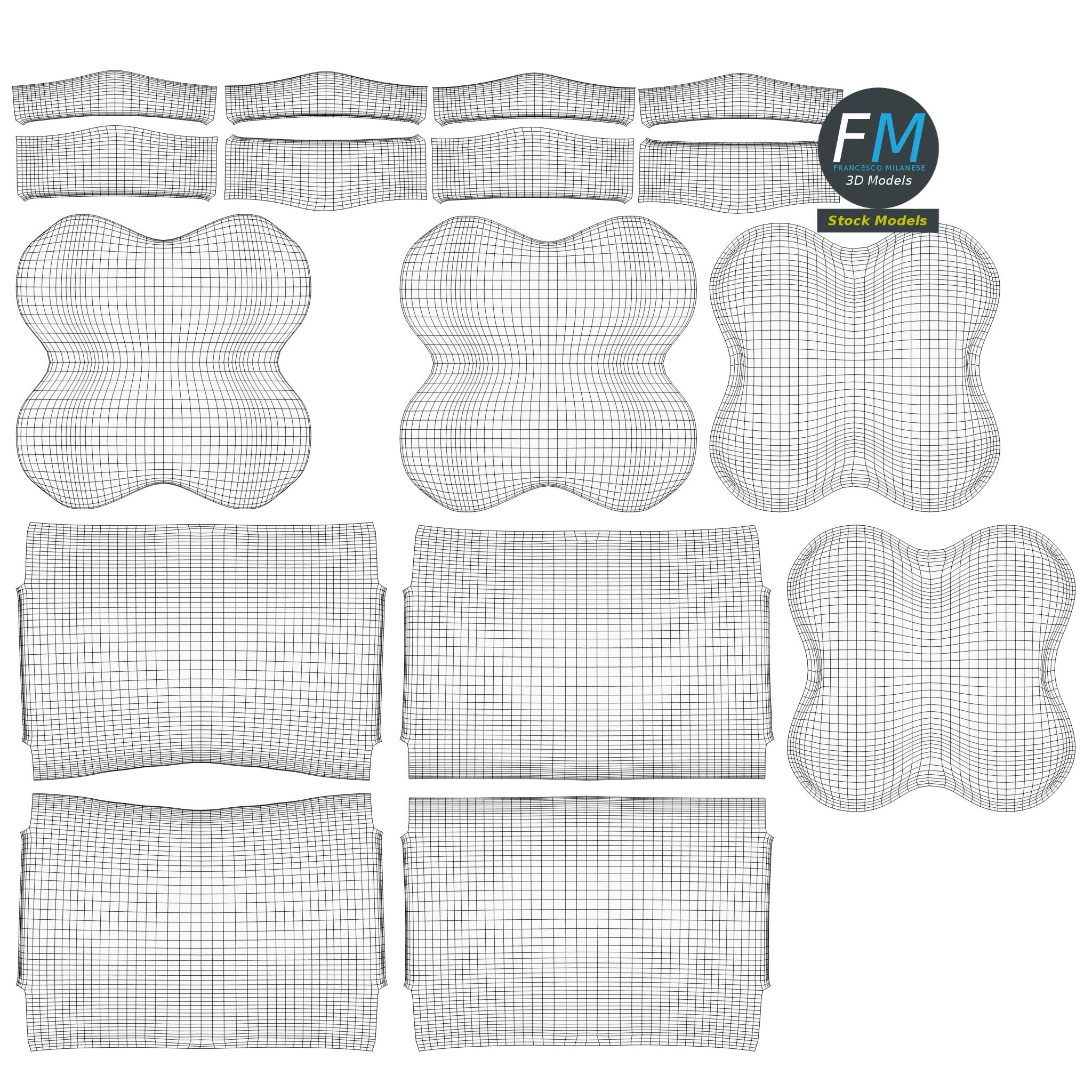 3D-Modell - Viererpack Getränkedosen - 11