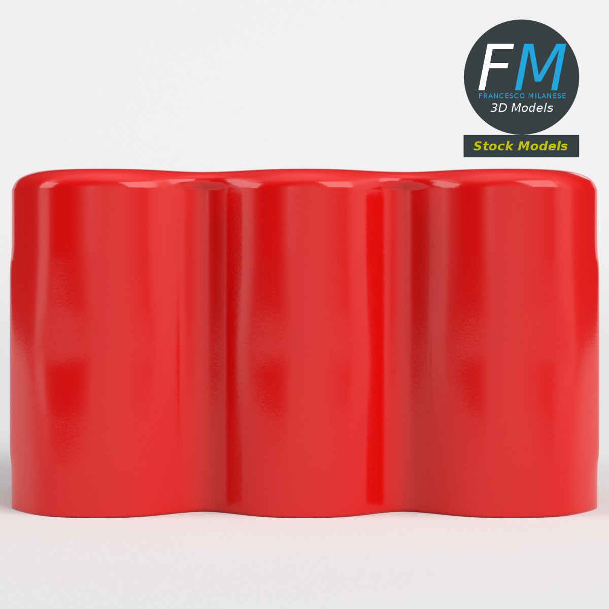 3D-Modell - Sechserpack Getränkedosen - 04