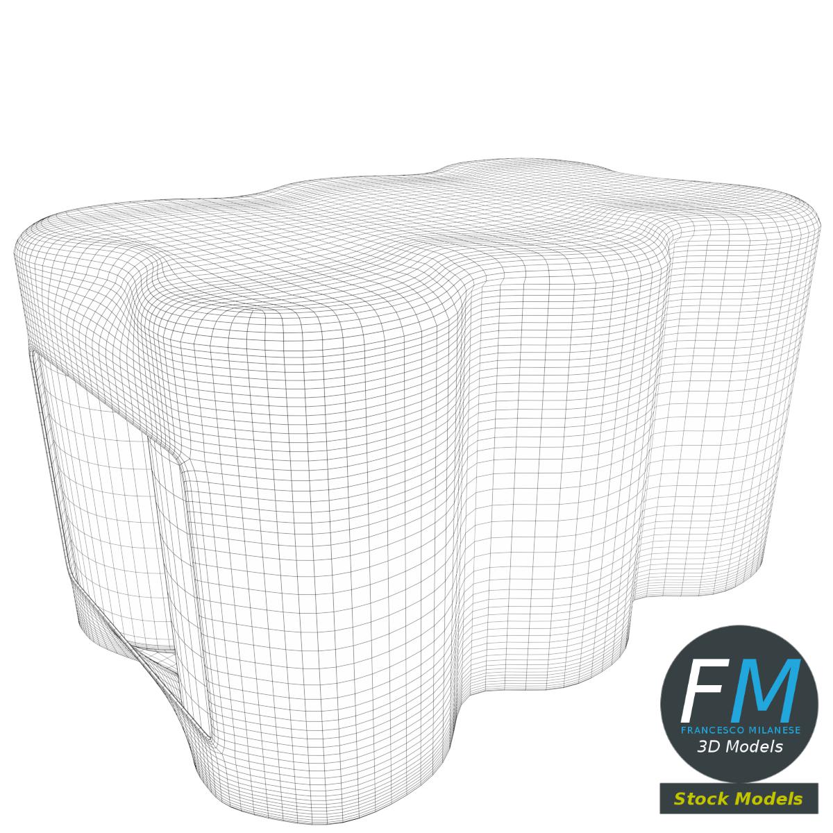 3D-Modell - Sechserpack Getränkedosen - 07