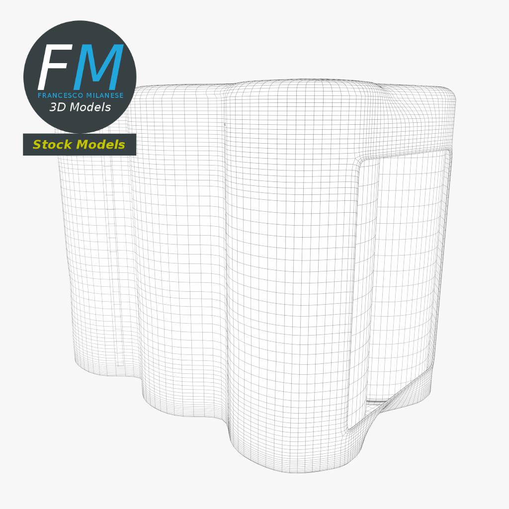 3D-Modell - Sechserpack Hohe Getränkedosen - 07