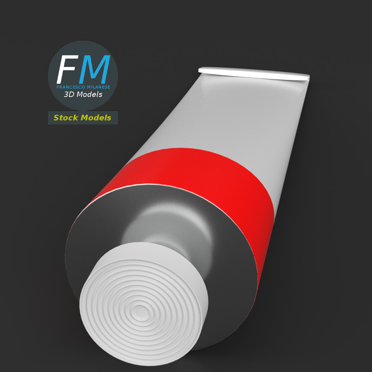 3D-Modell - Farbtube - 02