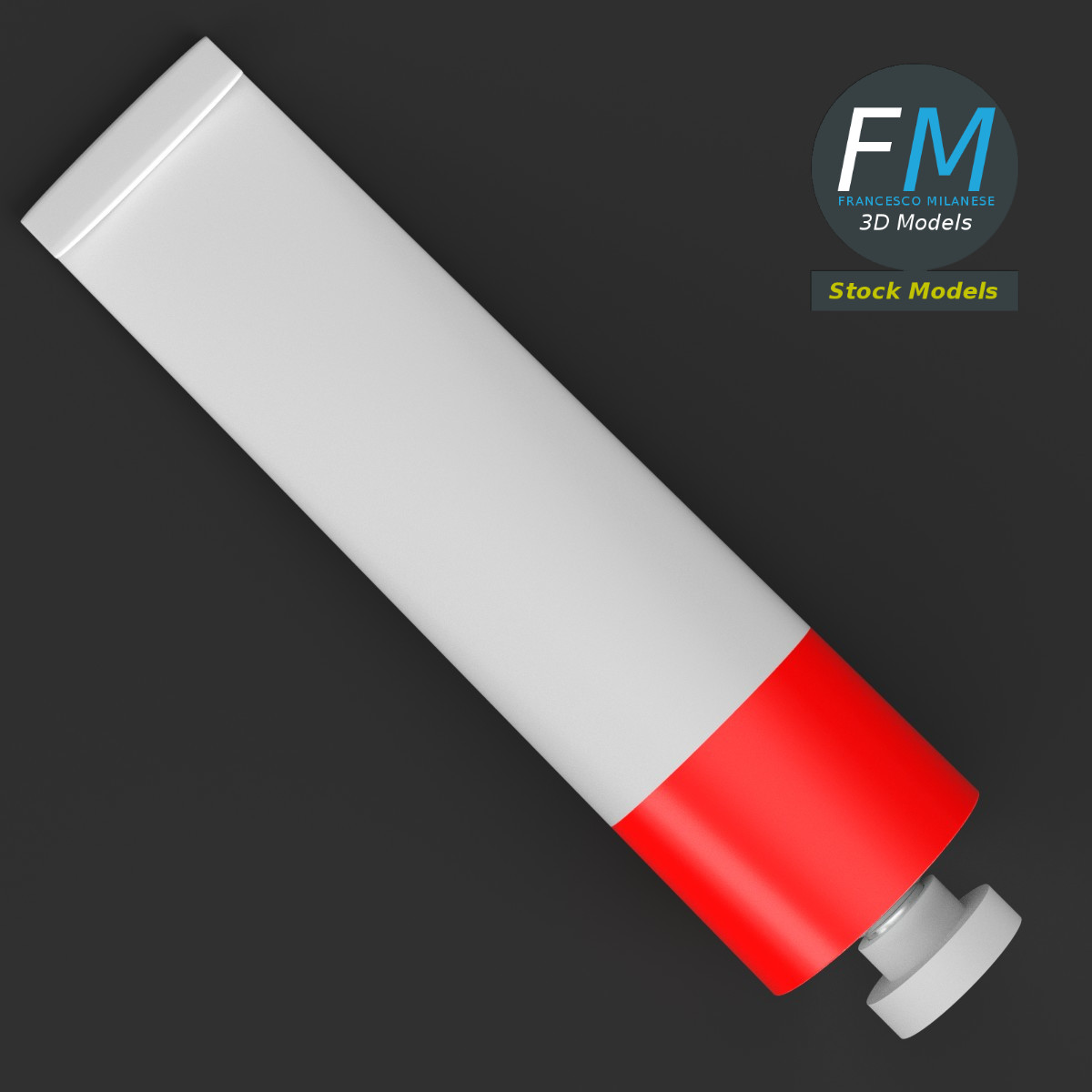 3D-Modell - Farbtube - 06