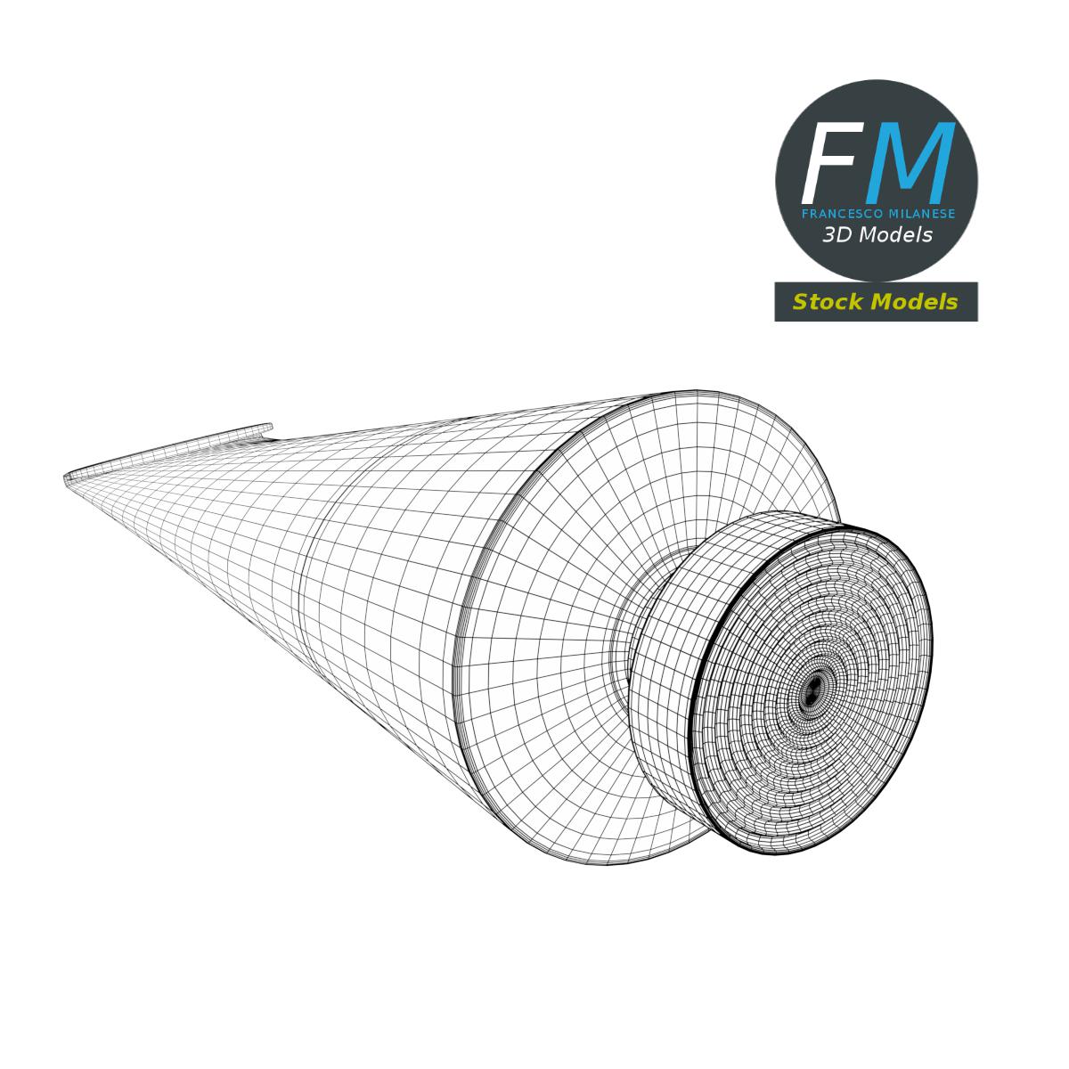 3D-Modell - Farbtube - 07