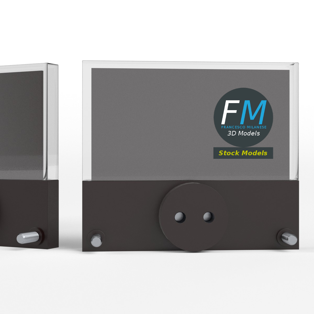 3D-Modell - Analoge Einbau-Voltmeter - 04