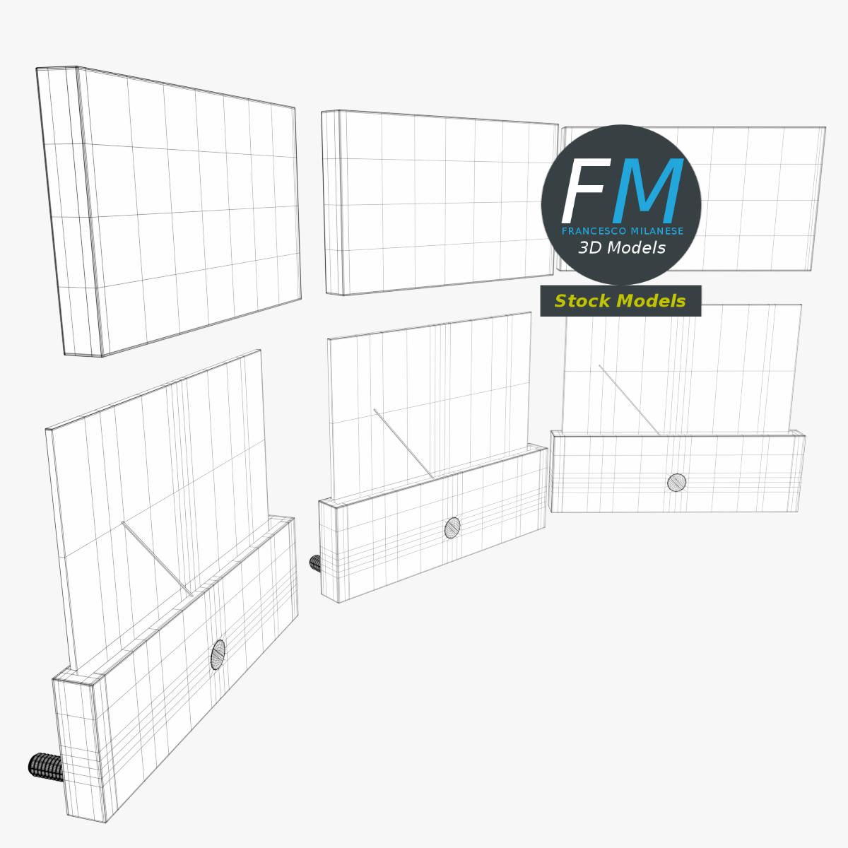 3D-Modell - Analoge Einbau-Voltmeter - 07