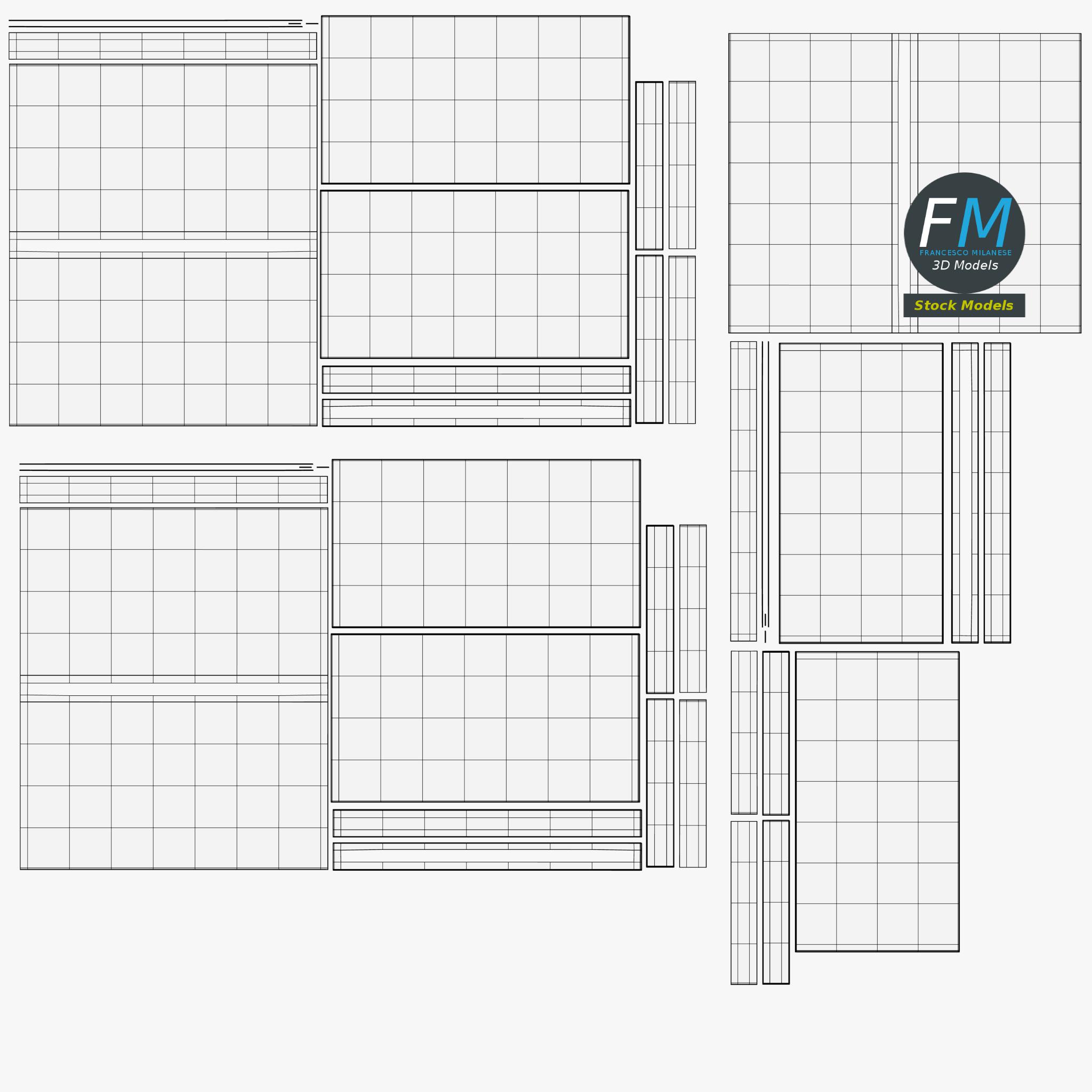 3D-Modell - Analoge Einbau-Voltmeter - 12 3D-Modell - Analoge Einbau-Voltmeter - 12