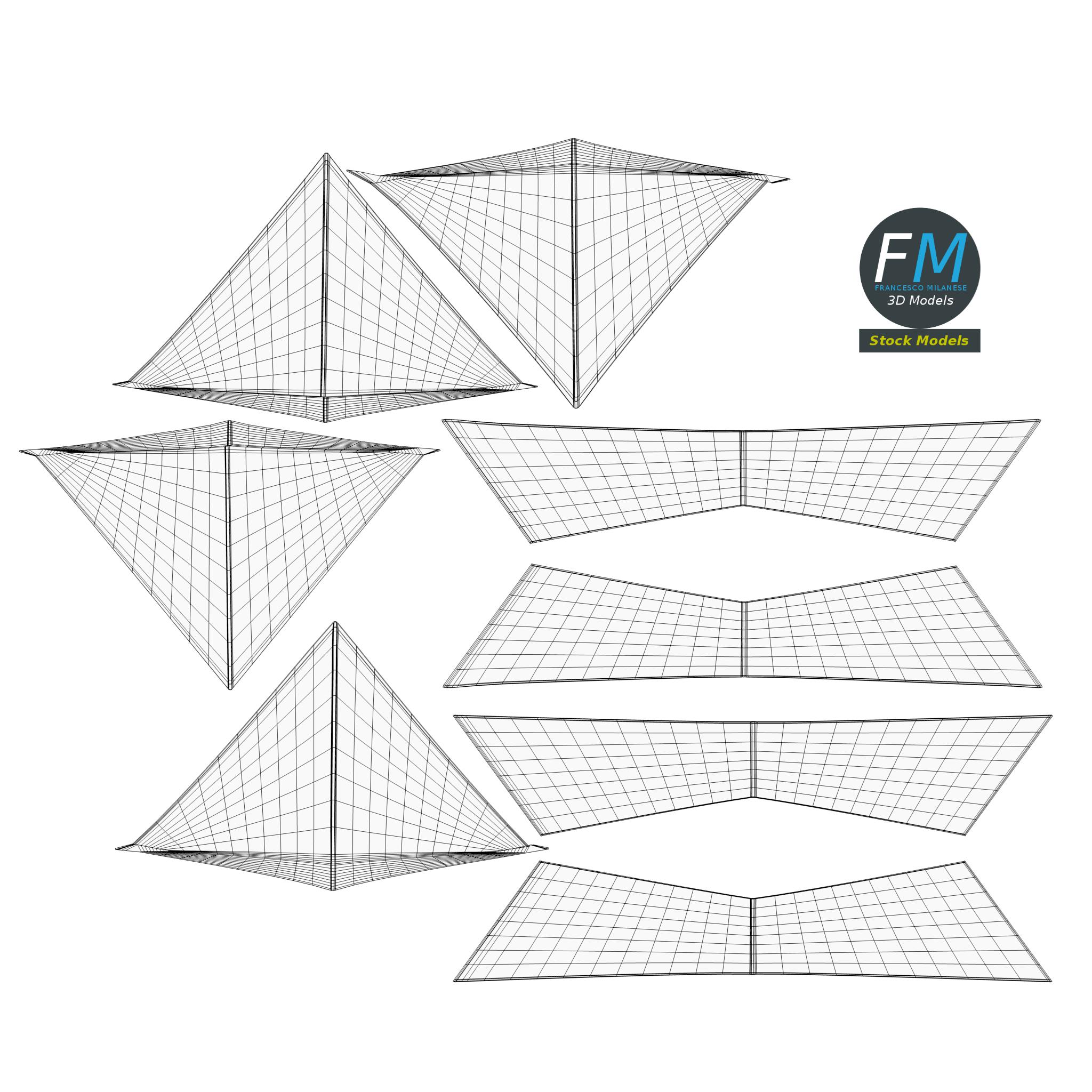 3D-Modell - Papierboot - 11 3D-Modell - Papierboot - 11