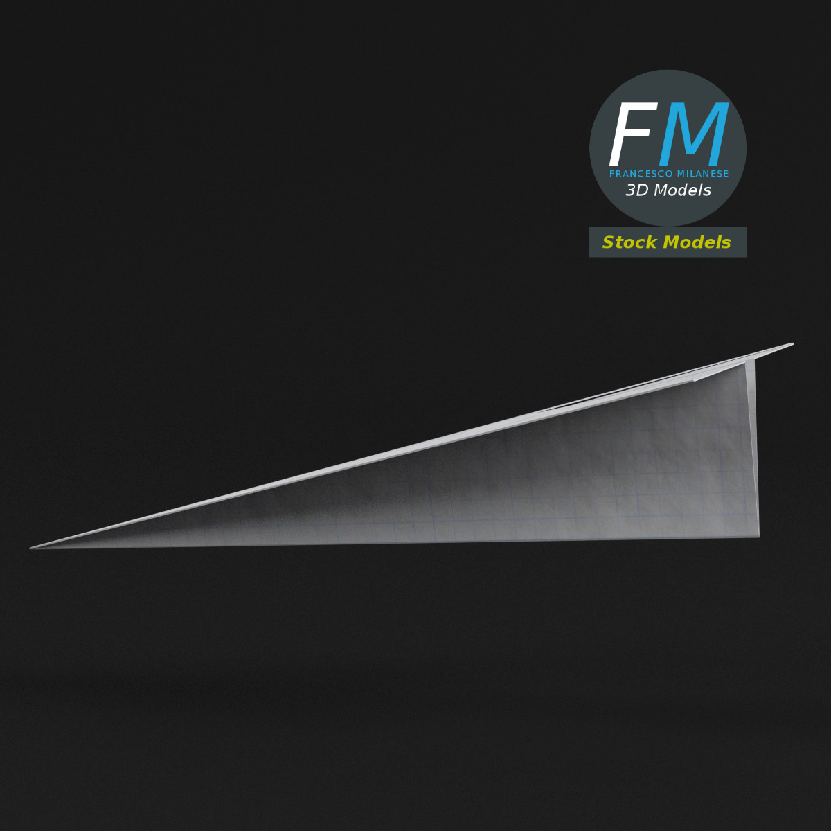 3D-Modell - Papierflieger - 03