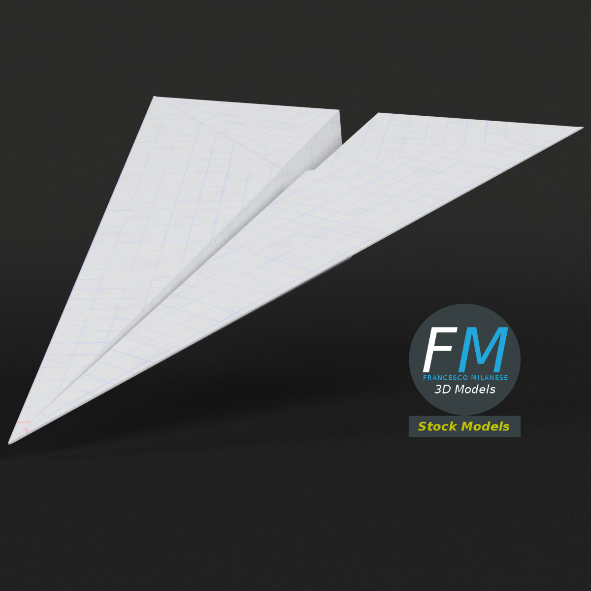 3D-Modell - Papierflieger - 04
