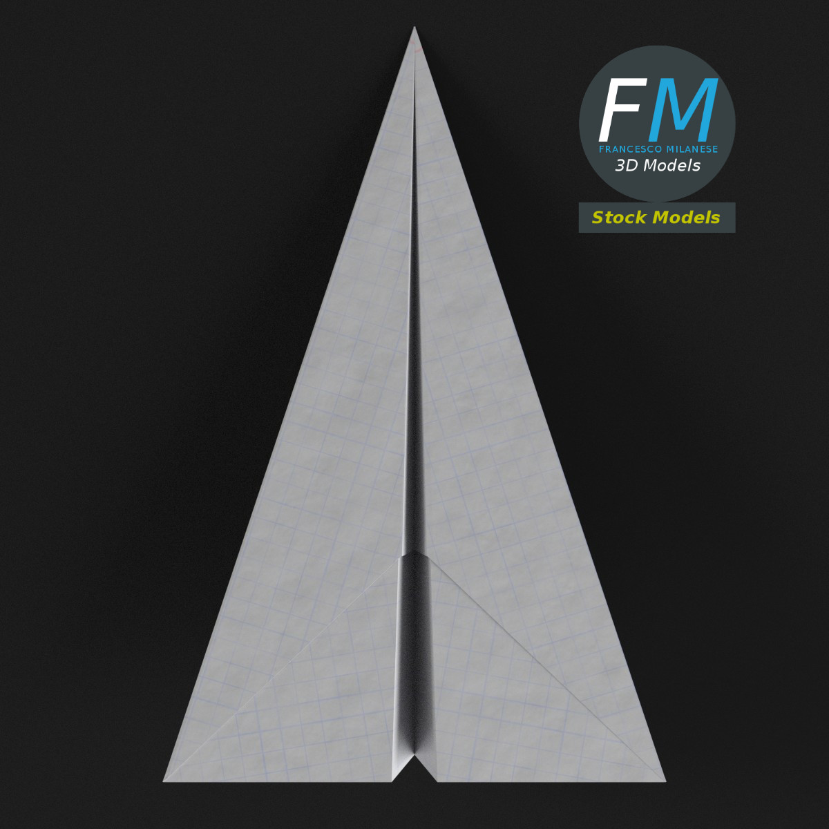 3D-Modell - Papierflieger - 06