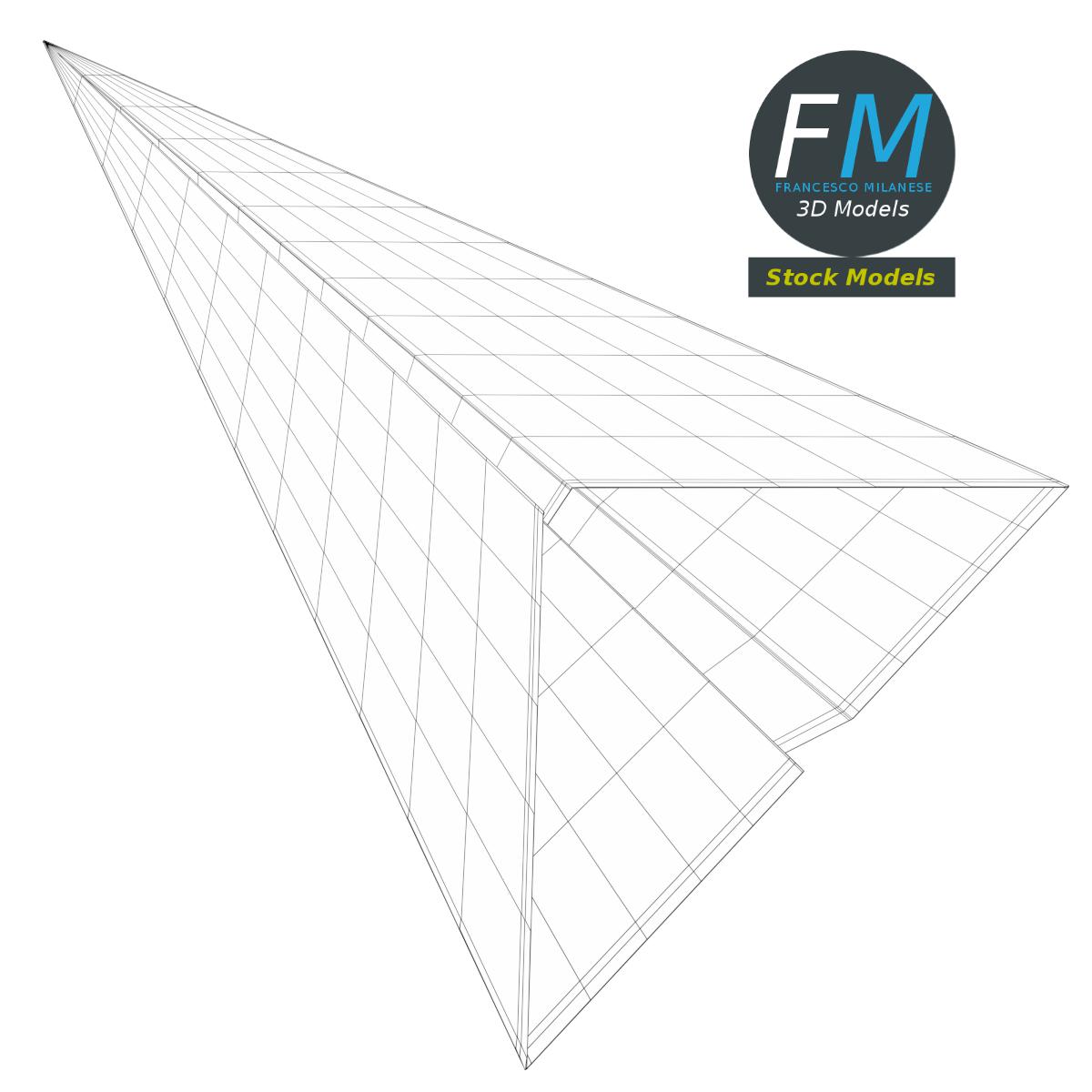 3D-Modell - Papierflieger - 08