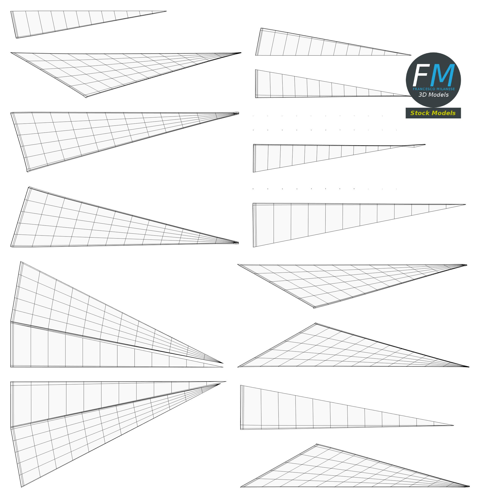 3D-Modell - Papierflieger - 11 3D-Modell - Papierflieger - 11