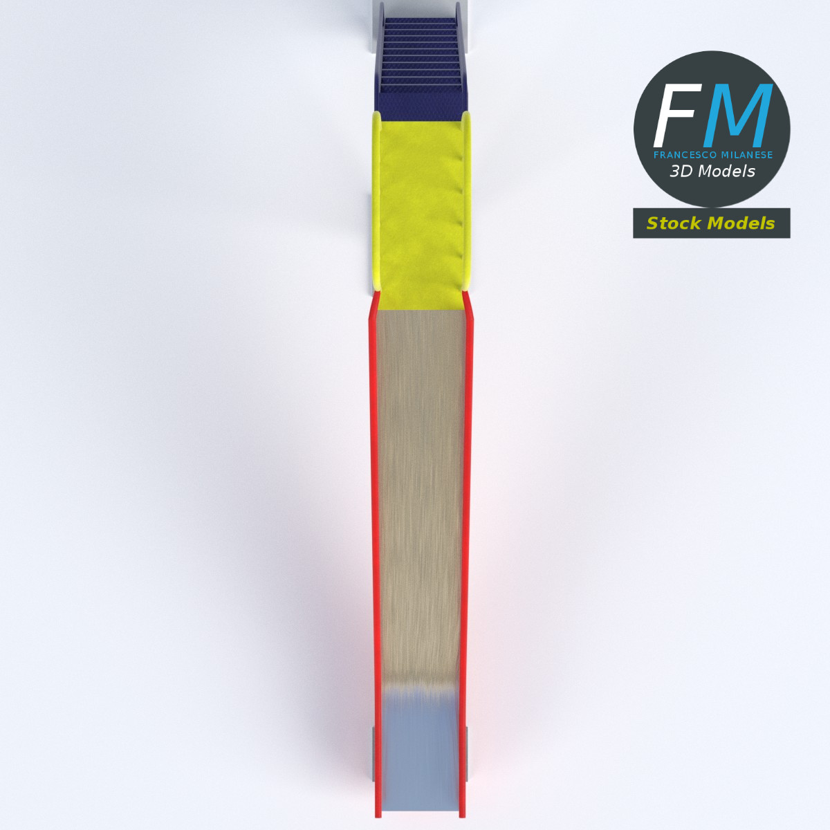 3D-Modell - Parkrutsche - 06