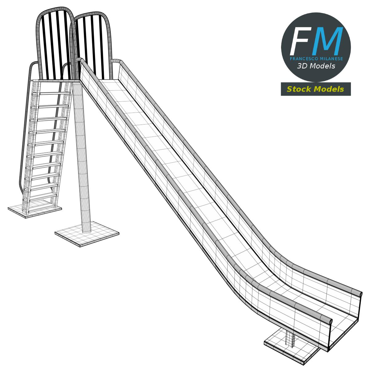 3D-Modell - Parkrutsche - 07