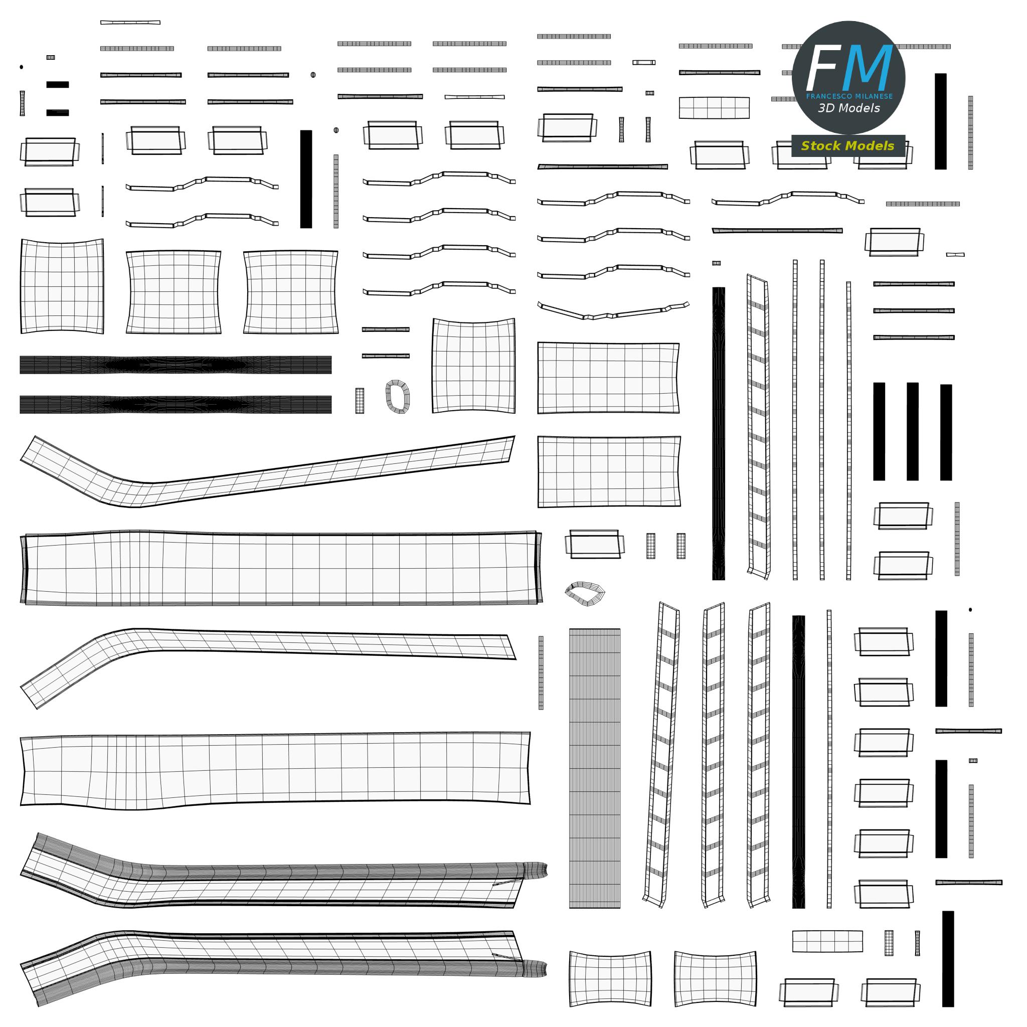 3D-Modell - Parkrutsche - 11 3D-Modell - Parkrutsche - 11