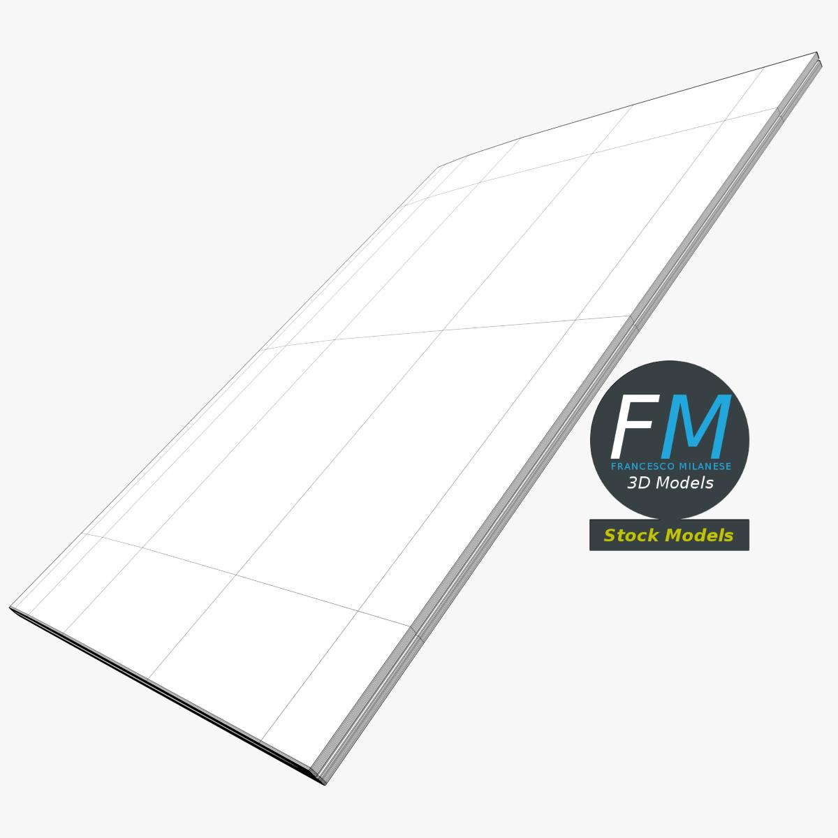 3D-Modell - Internationaler Reisepass - 08