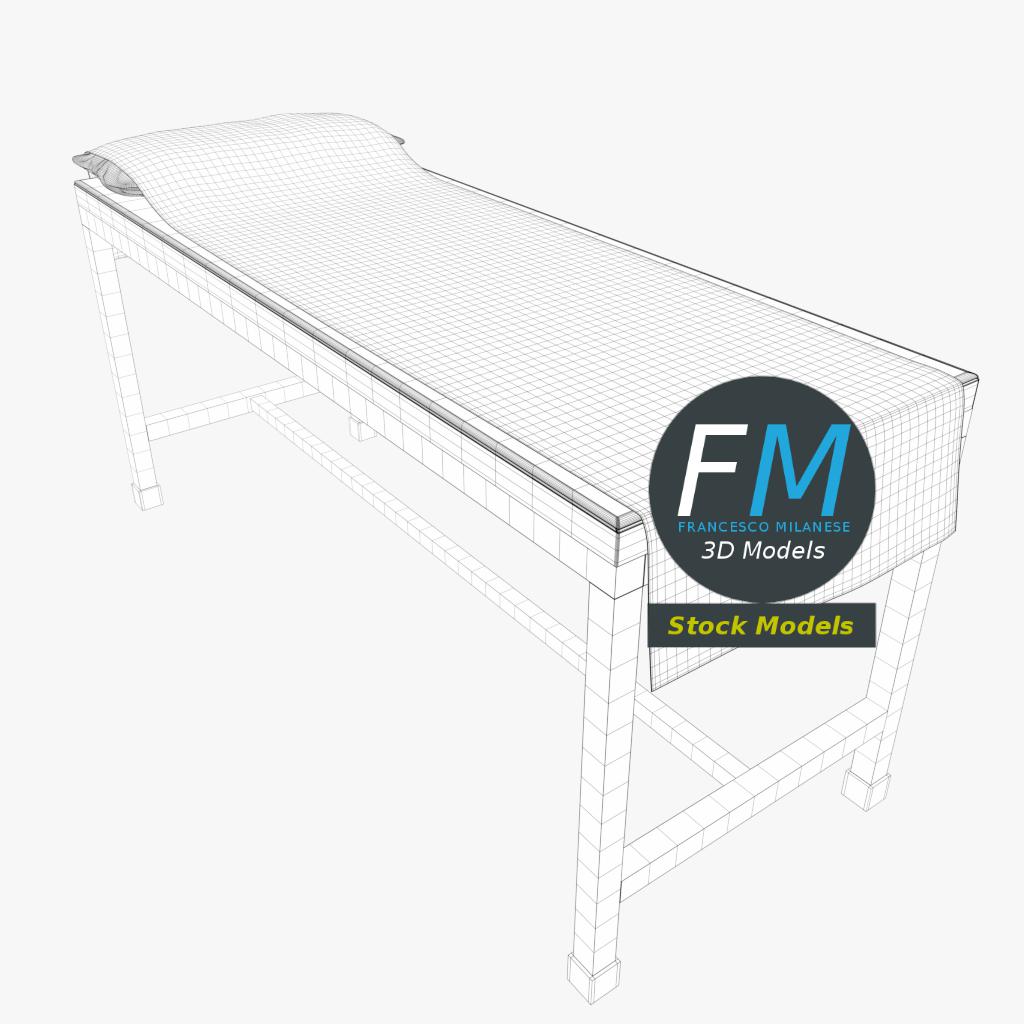 3D-Modell - Patienten-Untersuchungsliege - 07