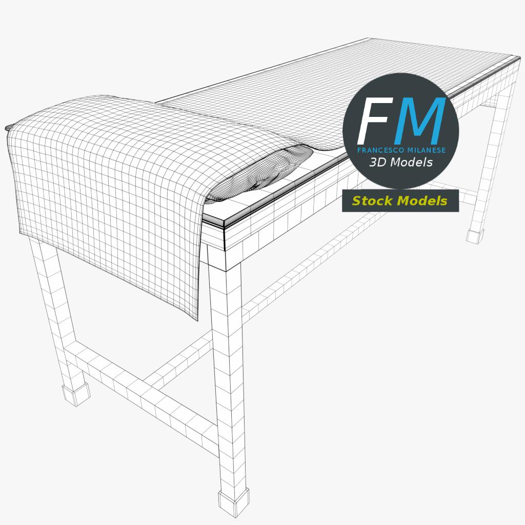 3D-Modell - Patienten-Untersuchungsliege - 08