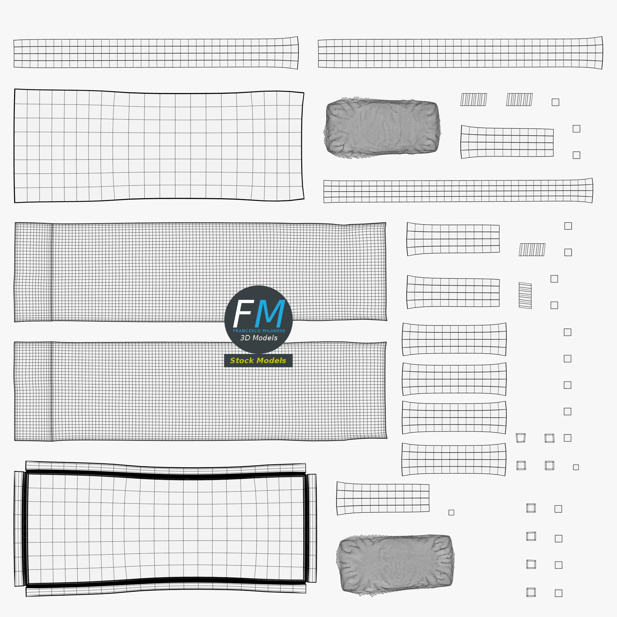 3D-Modell - Patienten-Untersuchungsliege - 11 3D-Modell - Patienten-Untersuchungsliege - 11