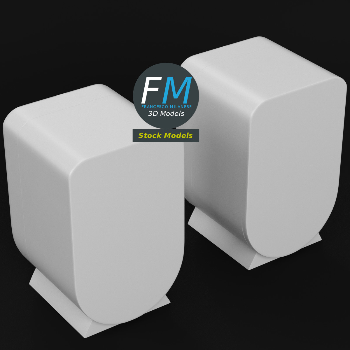 3D-Modell - PC-Lautsprecher - 02